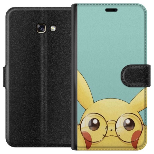 Samsung Galaxy A3 (2017) Plånboksfodral Pikachu glasögon