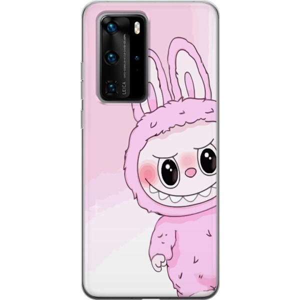 Huawei P40 Pro Gjennomsiktig deksel Labubu Bunny-serien