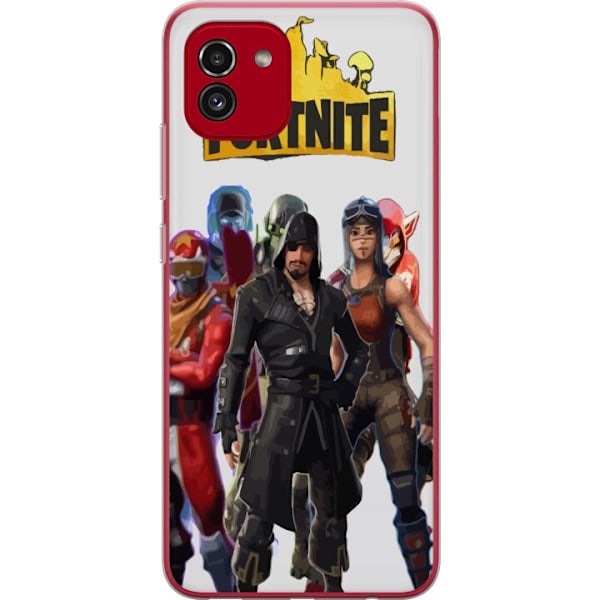 Samsung Galaxy A03 Genomskinligt Skal Fortnite