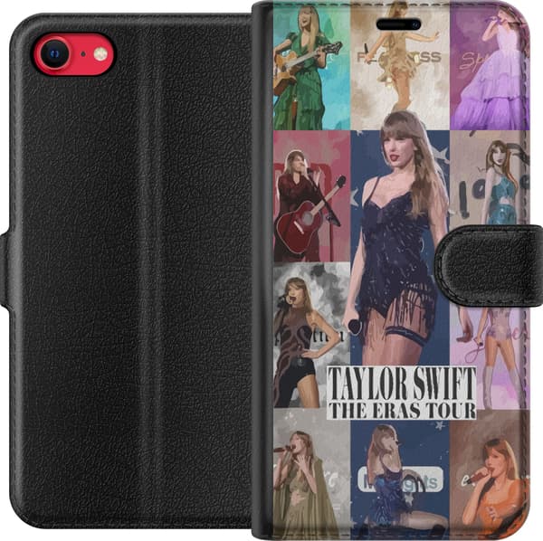 Kompatibelt Plånboksfodral till Apple iPhone SE (2022) Taylor Swift