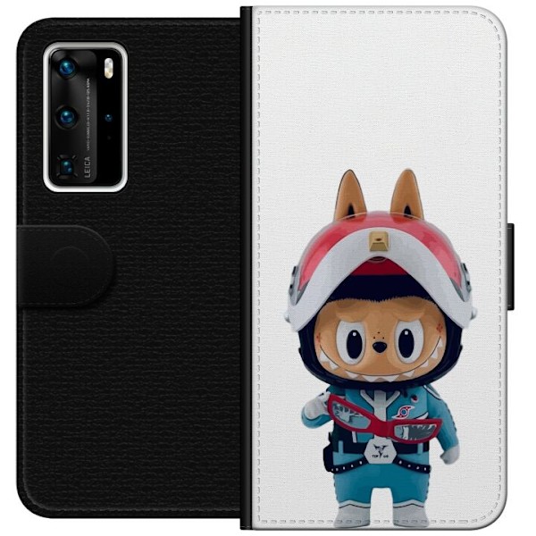 Huawei P40 Pro Lompakkokotelo How2work Labubu hirviöt x Ultra