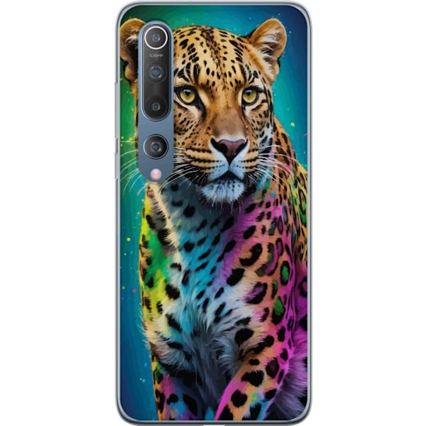 Xiaomi Mi 10 5G Gjennomsiktig deksel Leopard