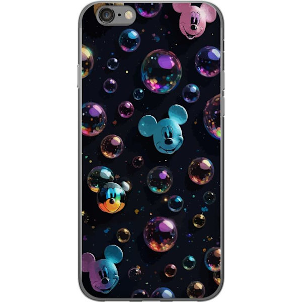 Apple iPhone 6s Läpinäkyvä kuori  Mikki Hiiri Disney Kuplat Suunnittelu Hauska Motiivi Suosittu Disney-hahmo Piirrossarja Lasten Klassikko
