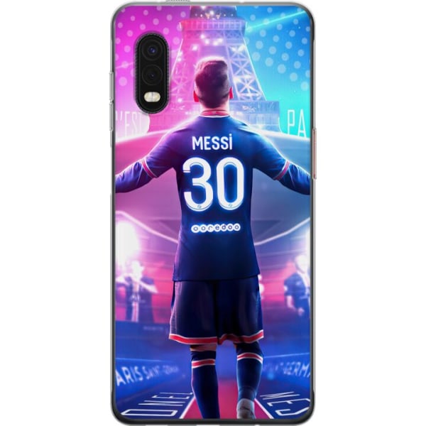 Samsung Galaxy Xcover Pro Läpinäkyvä kuori Messi