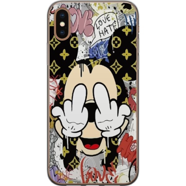 Apple iPhone X Gennemsigtig cover LV Mus Muse LV