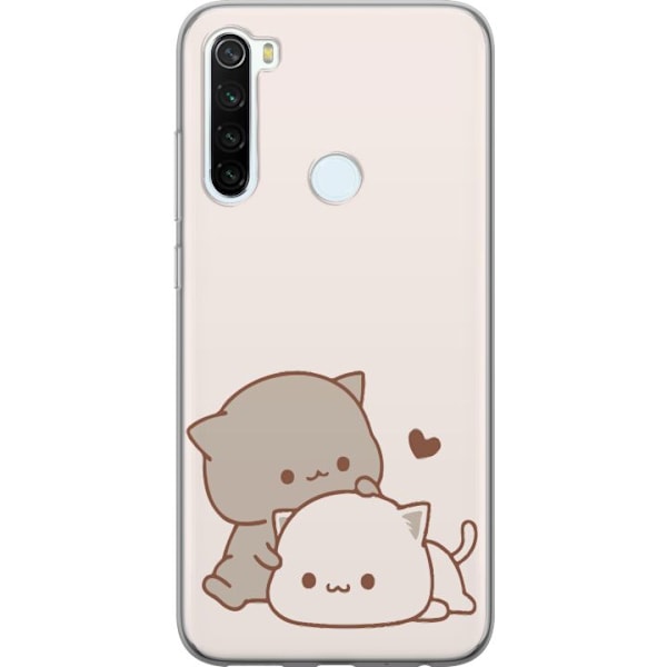 Xiaomi Redmi Note 8 Gennemsigtig cover Kawaii Søde Katte