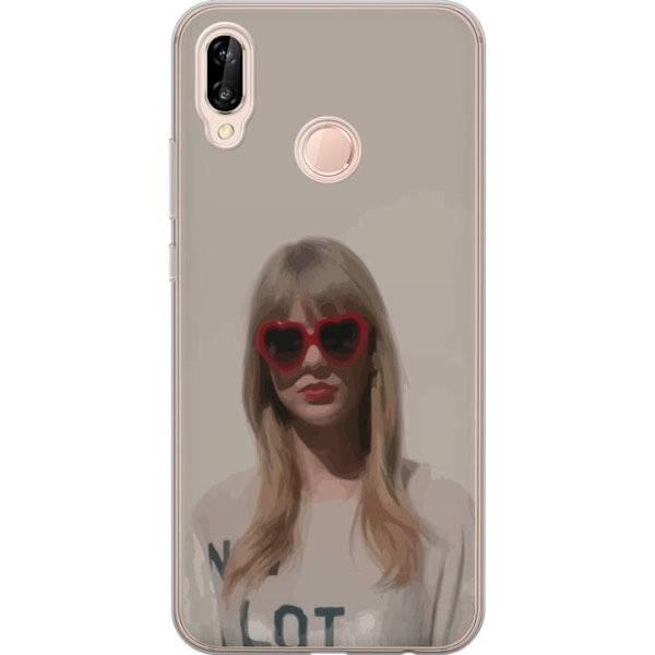 Huawei P20 lite Genomskinligt Skal Taylor Swift