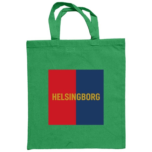 Tygpåse | Hållbar Shoppingväska i Tyg Helsingborg – fotboll Grön one size