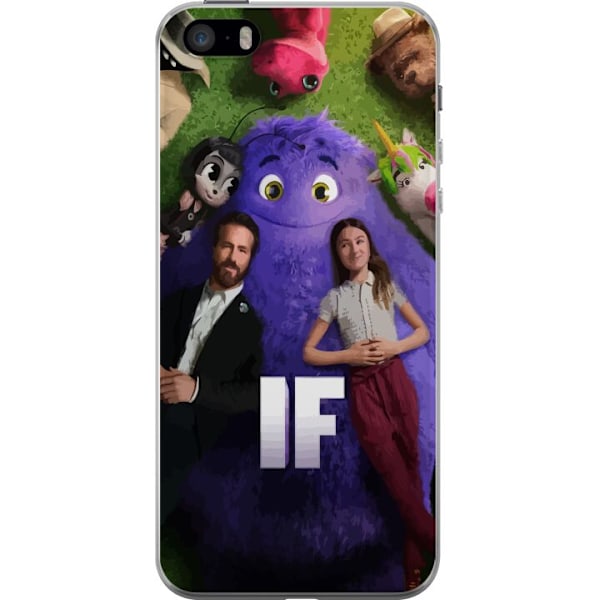 Apple iPhone 5s Läpinäkyvä kuori IF: Låtsaskompisar