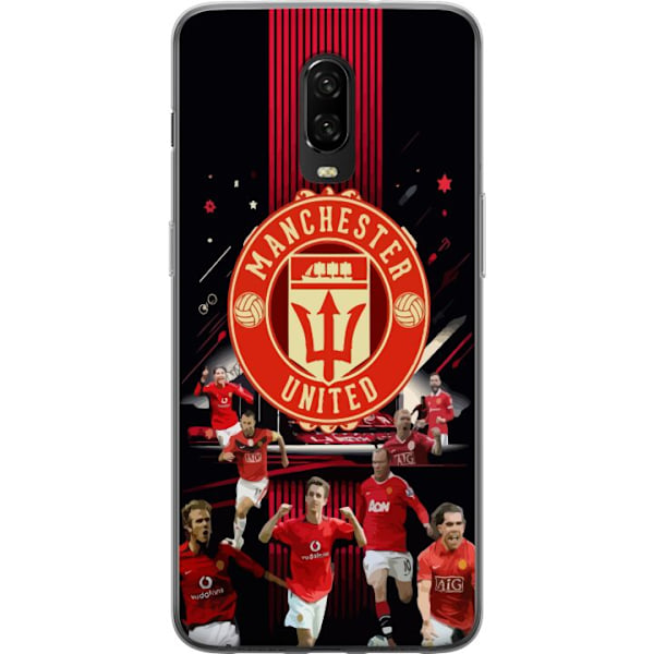 OnePlus 6T Gjennomsiktig deksel Manchester United F.C.