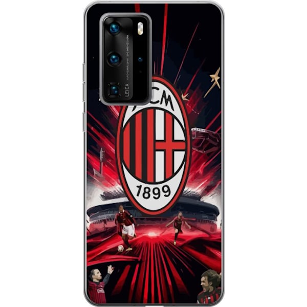 Huawei P40 Pro Gjennomsiktig deksel AC Milan