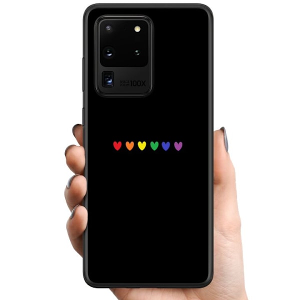 Samsung Galaxy S20 Ultra TPU Mobildeksel Stolt Hjerter