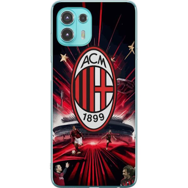 Motorola Edge 20 Lite Gennemsigtig cover AC Milan