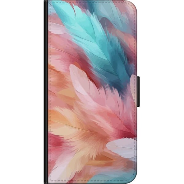 Samsung Galaxy A20s Plånboksfodral Fjädrar