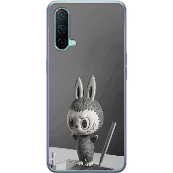 OnePlus Nord CE 5G Gjennomsiktig deksel Pop Mart MEGA LABUBU LABUBU Sketch 1000%