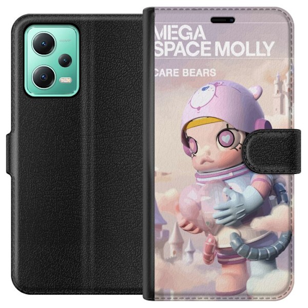 Xiaomi Redmi Note 12 Tegnebogsetui Mega Space Molly Care Bears Series - Share Bear Edition
