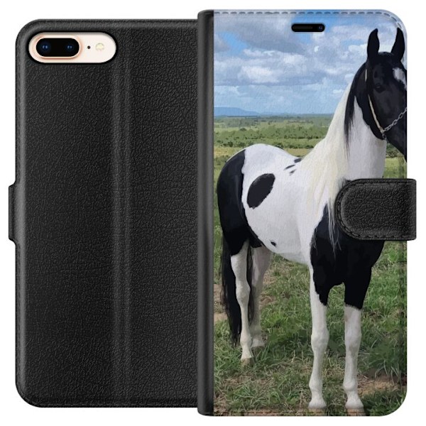 Apple iPhone 7 Plus Plånboksfodral Hästmagi – stiliserad h