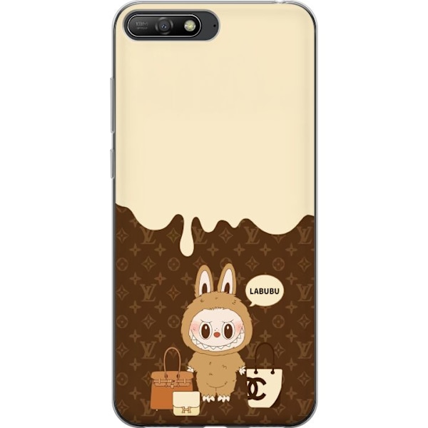 Huawei Y6 (2018) Gennemsigtig cover Labubu Blue Chill - Blå t