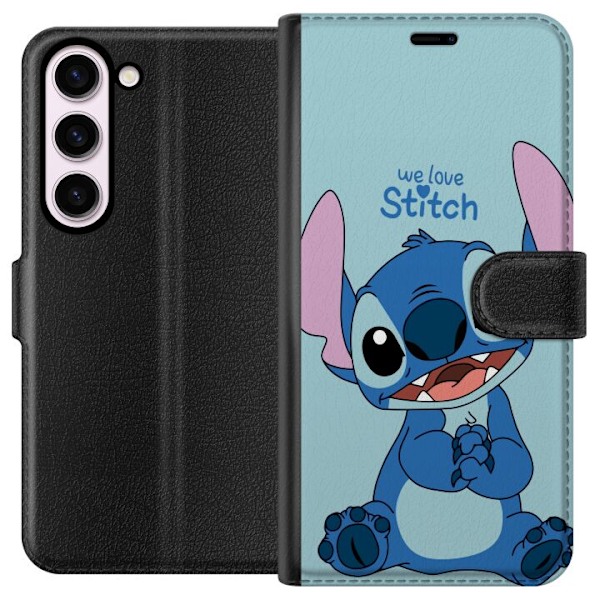Samsung Galaxy S23 Lompakkokotelo Rakasta Stitch