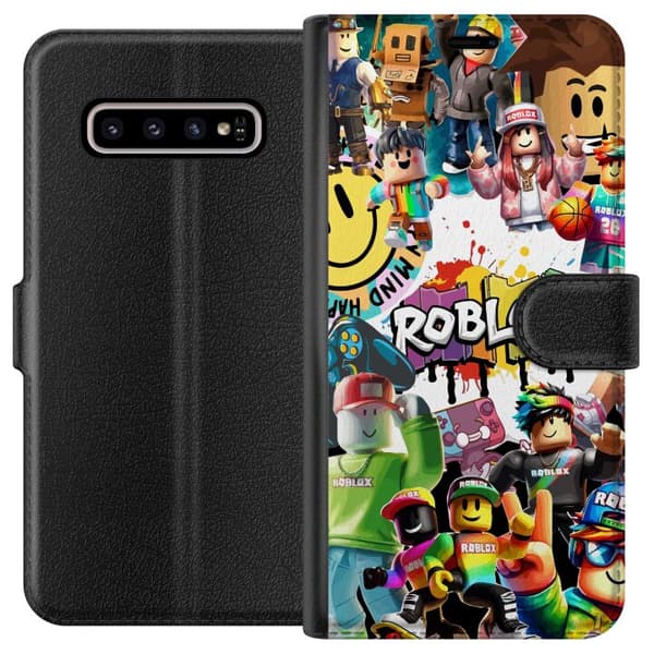 Kompatibelt Lommeboketui til Samsung Galaxy S10+ Roblox