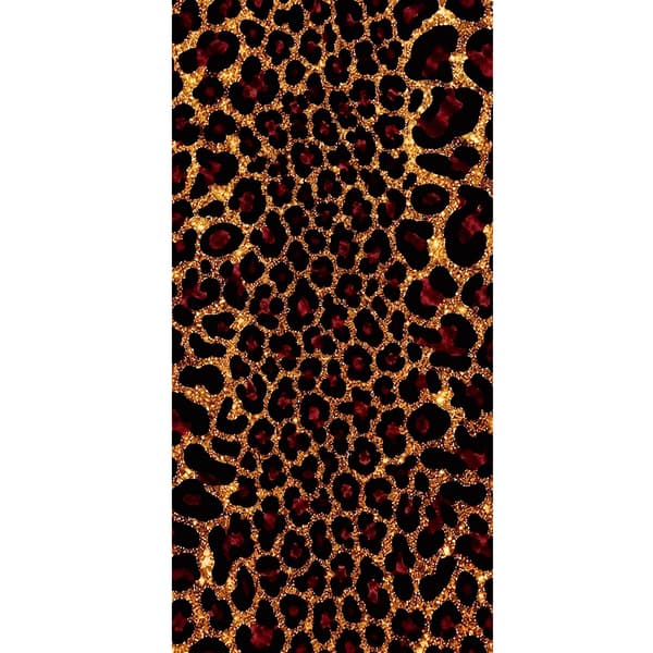 Kompatibelt Plånboksfodral till Apple iPhone 13 Pro Guldfärgad glitterleopard guld