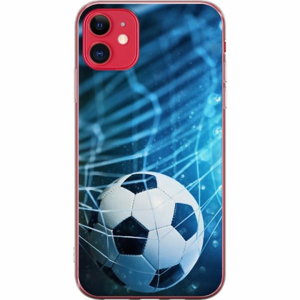 Apple iPhone 11 Genomskinligt Skal Fotboll