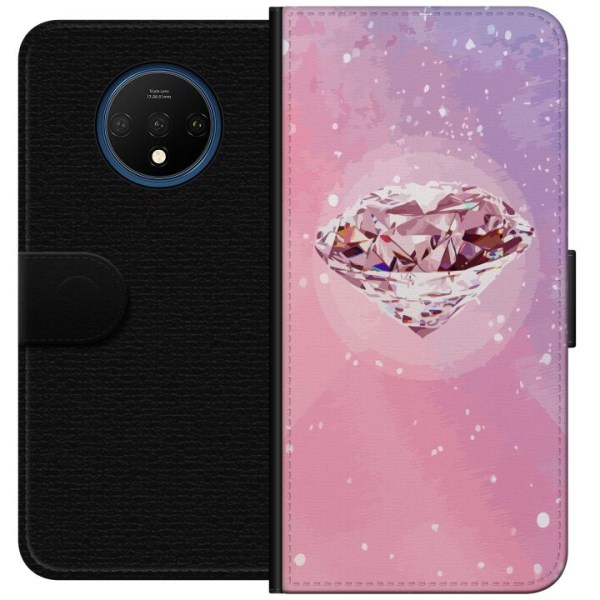 OnePlus 7T Plånboksfodral Glitter Diamant