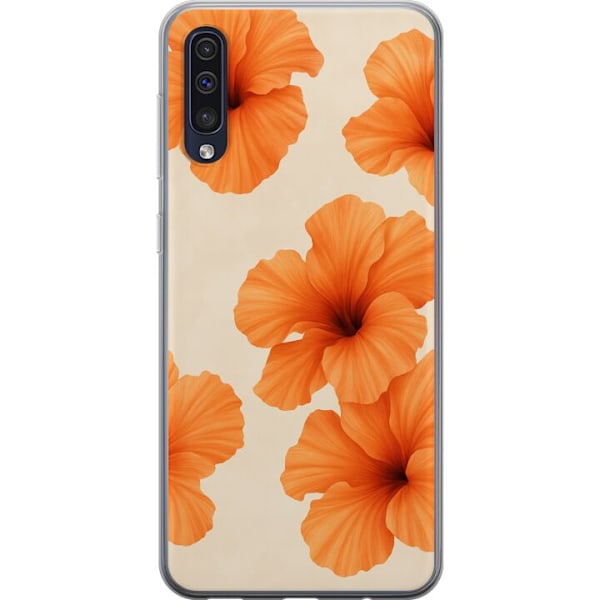 Samsung Galaxy A50 Läpinäkyvä kuori Papaya Punch