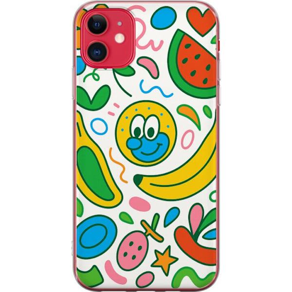 Apple iPhone 11 Genomskinligt Skal Butterfly Veil