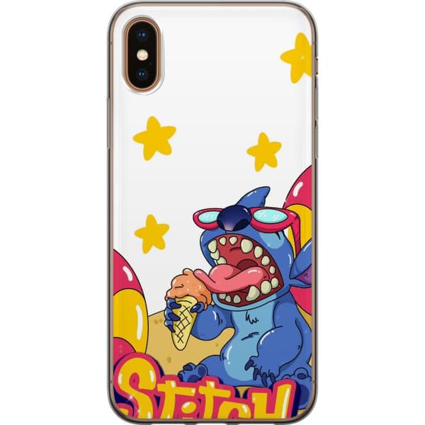 Kompatibelt Mobildeksel til Apple iPhone XS Stitch Glass