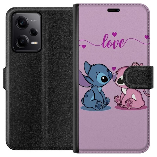 Xiaomi Redmi Note 12 Pro Plånboksfodral Lilo & Stitch – Ang
