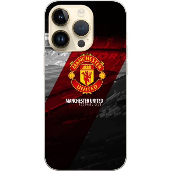 Apple iPhone 14 Pro Genomskinligt Skal Manchester United