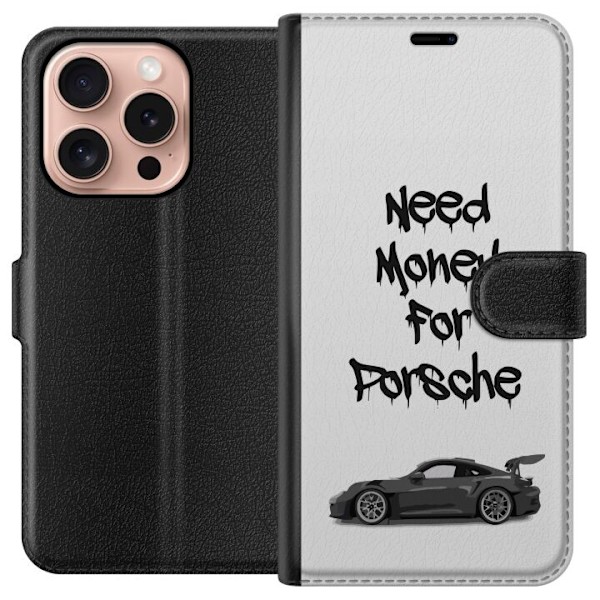 Apple iPhone 16 Pro Lommeboketui Porsche