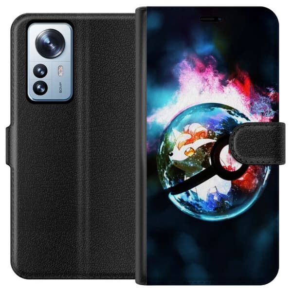 Kompatibelt Plånboksfodral till Xiaomi 12 Pro Pokemon