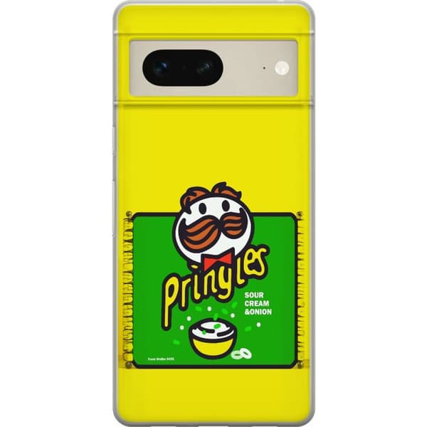 Kompatibelt Mobilskal till Google Pixel 7 Pringles gul