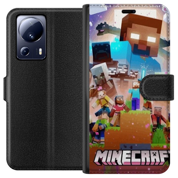 Xiaomi 13 Lite Tegnebogsetui Minecraft