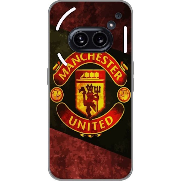 Nothing Phone (2a) Gjennomsiktig deksel Manchester United