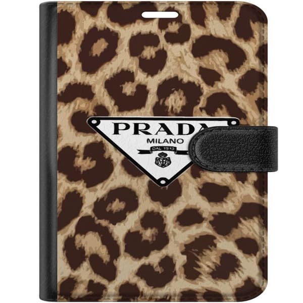 Kompatibelt Plånboksfodral till Apple iPhone Duo Brunt leopardmönster - djurmönster i brunt och beige brun