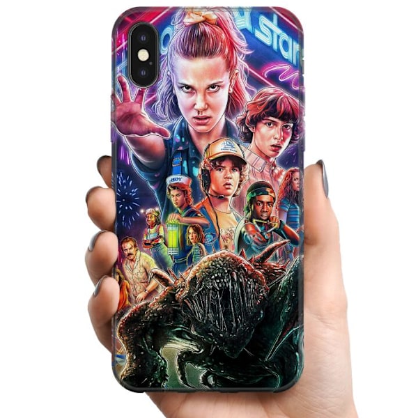Apple iPhone XS TPU Mobilcover Stranger Things