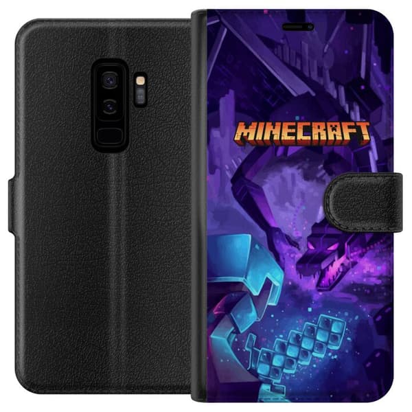 Kompatibelt Plånboksfodral till Samsung Galaxy S9+ Minecraft