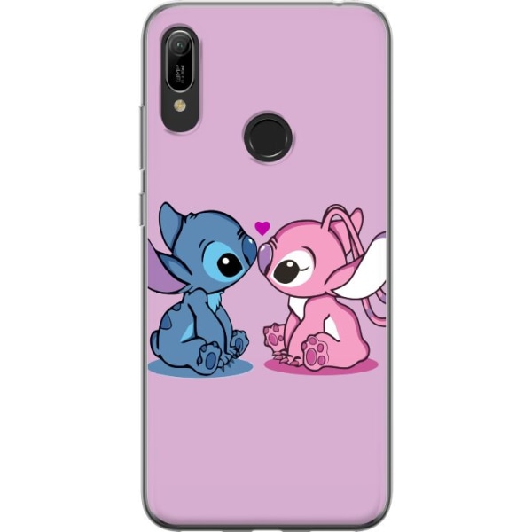 Huawei Y6 (2019) Gjennomsiktig deksel Stitch-Kjærlighet
