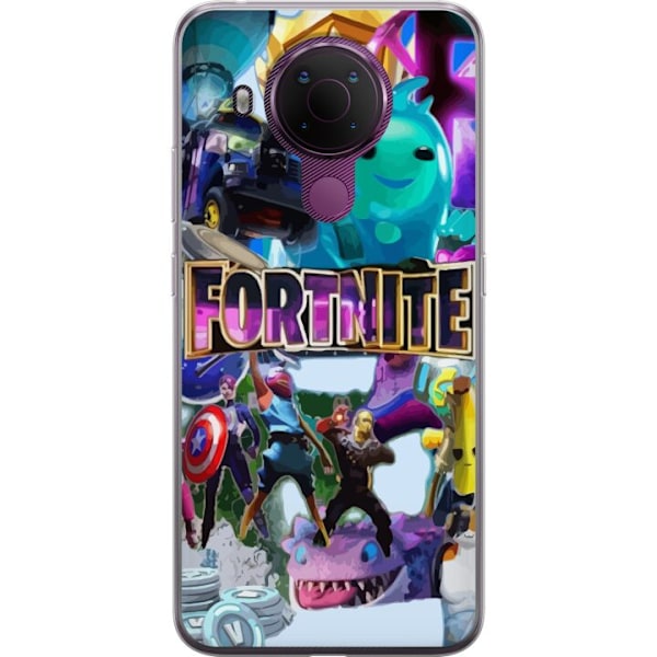 Nokia 5.4 Gennemsigtig cover Fortnite