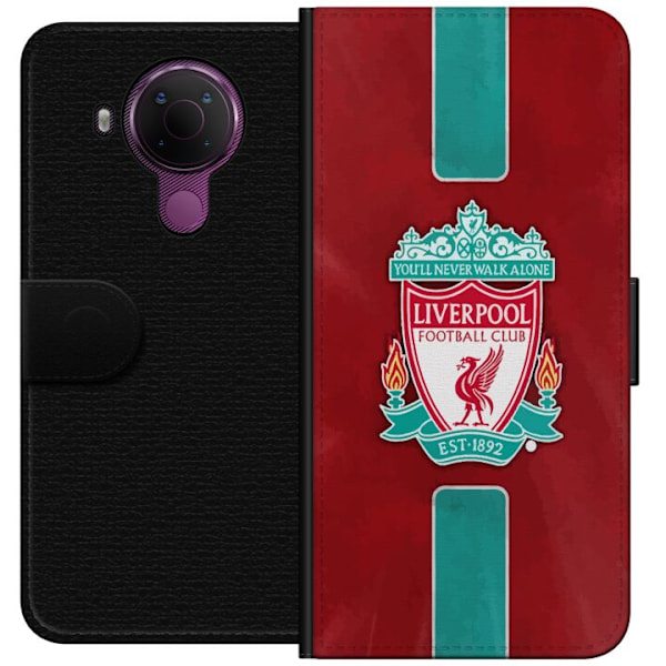 Nokia 5.4 Plånboksfodral Liverpool FC – Klassisk Fotbollsst
