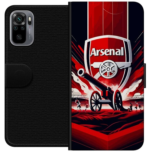 Xiaomi Redmi Note 10S Lommeboketui Arsenal