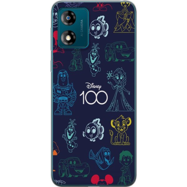 Motorola Moto E13 Gennemsigtig cover Disney 100
