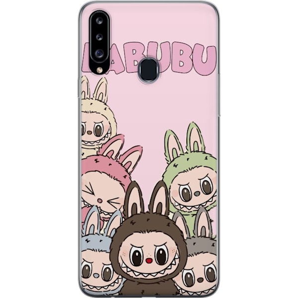 Samsung Galaxy A20s Läpinäkyvä kuori Labubu Classics