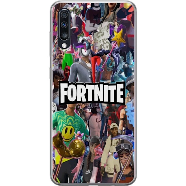 Samsung Galaxy A70 Gjennomsiktig deksel Fortnite