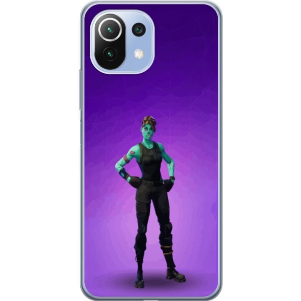 Xiaomi Mi 11 Lite Gennemsigtig cover Fortnite - Ghoul Trooper