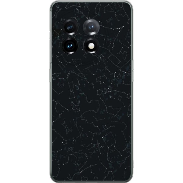 OnePlus 11 Läpinäkyvä kuori Tähtitaivas