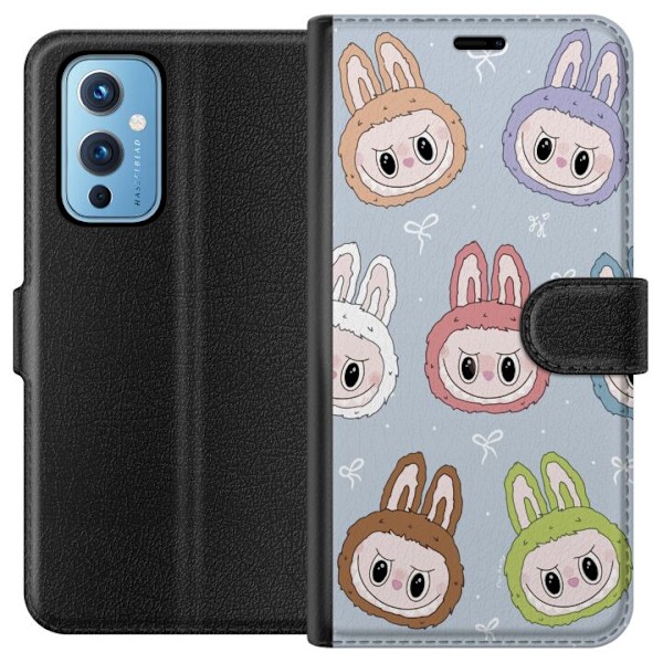 OnePlus 9 Lompakkokotelo Tähtikuvioitu hirviöasenne